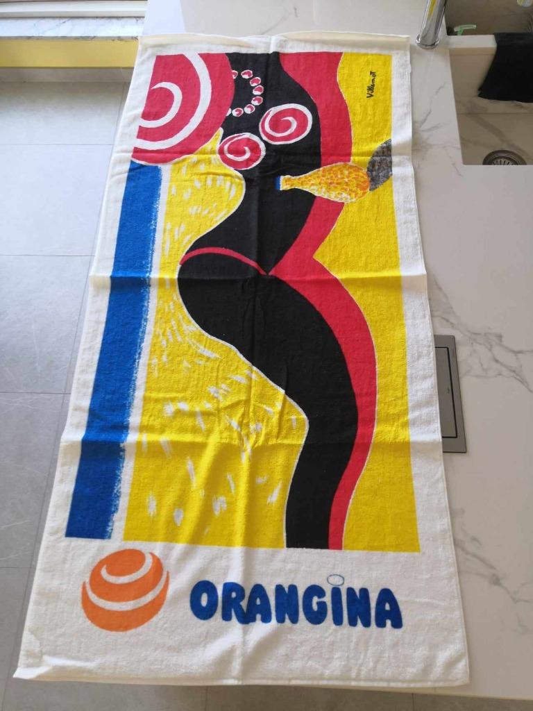 SERVIETTE DE BAIN ORANGINA, Enlèvement, Neuf, Serviette