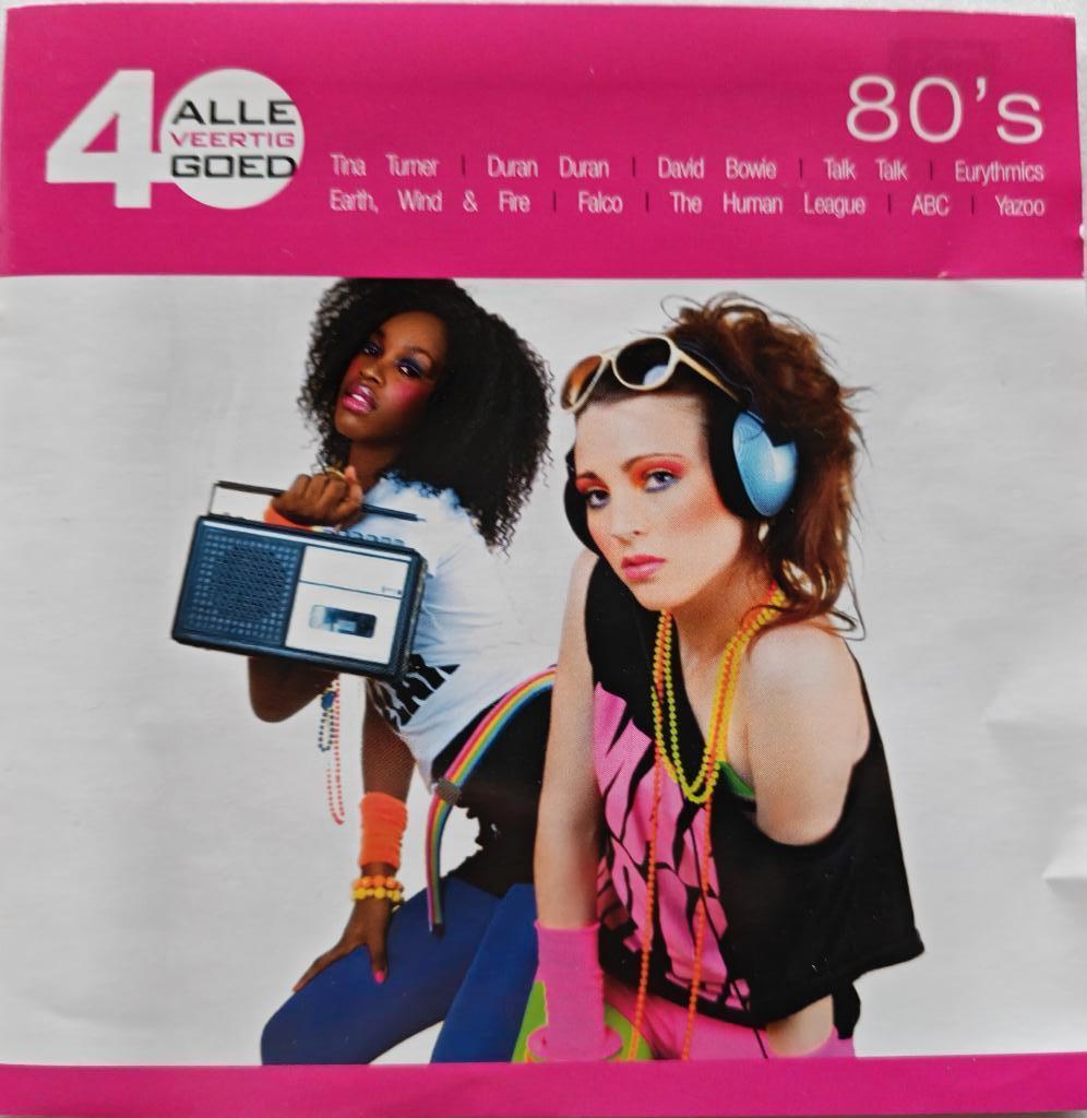 ALLE 40 GOED 80's (2 CD verzamel), Cd's en Dvd's, Ophalen of Verzenden, Zo goed als nieuw, Pop