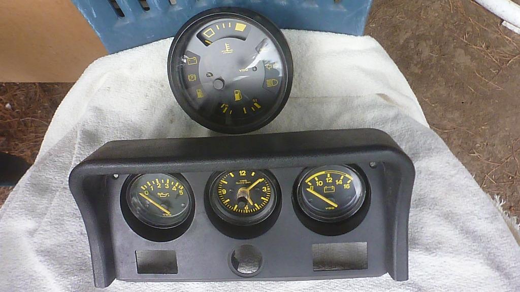 PORSCHE 944/924:3-gauge console + wijzerplaat met twee wijze, Auto-onderdelen, Ophalen of Verzenden, Gebruikt, Porsche