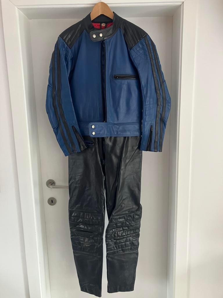 Vintage Lederen racepak 2 delig, Enlèvement ou Envoi