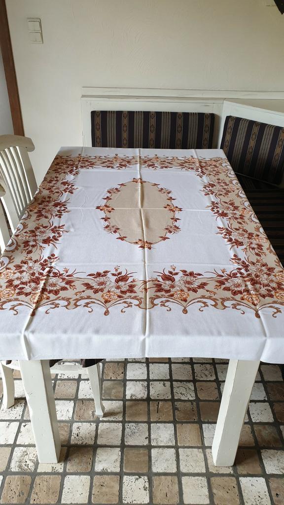 Vintage tafelkleed 165 x 125, Huis en Inrichting, Tafelkleden, Ophalen, Zo goed als nieuw