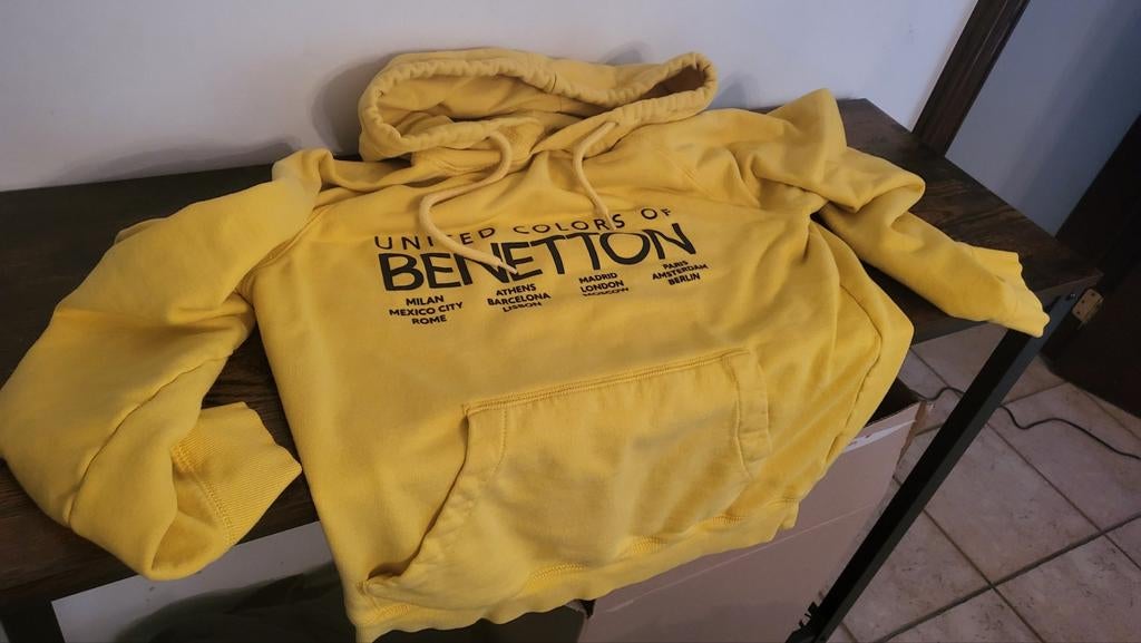 Pull à capuche BENETTON Taille : S, Enlèvement ou Envoi
