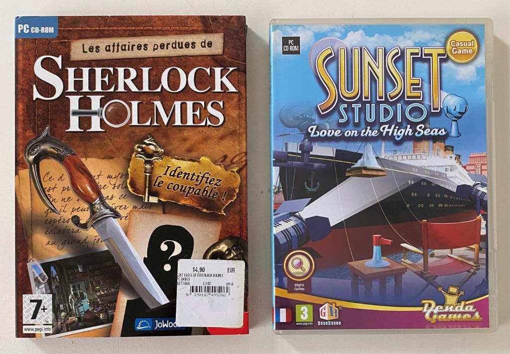 2 Jeux d'objets cachés pour PC, Enlèvement ou Envoi, Comme neuf