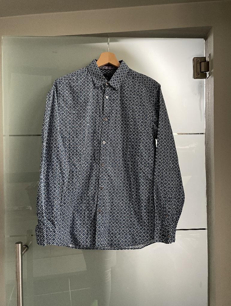 Ted Baker Hemd, Ophalen of Verzenden, Zo goed als nieuw, Blauw, Ted Baker
