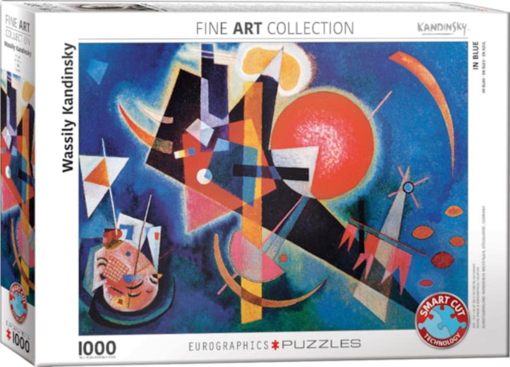 Puzzel Kandinsky - 1000 stuks, Ophalen of Verzenden, 500 t/m 1500 stukjes, Zo goed als nieuw, Legpuzzel