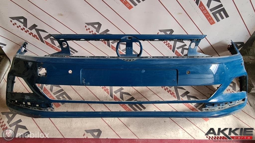 Bumper voor Volkswagen Polo AW1 6x PDC ('17->), Volkswagen, Utilisé, Avant, Volkswagen