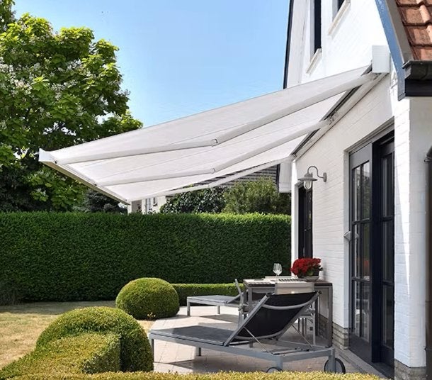 zonneluifel nieuw!, Tuin en Terras, Zonneschermen, Ophalen, 250 cm tot 450 cm, Uitvalscherm, 300 cm of meer