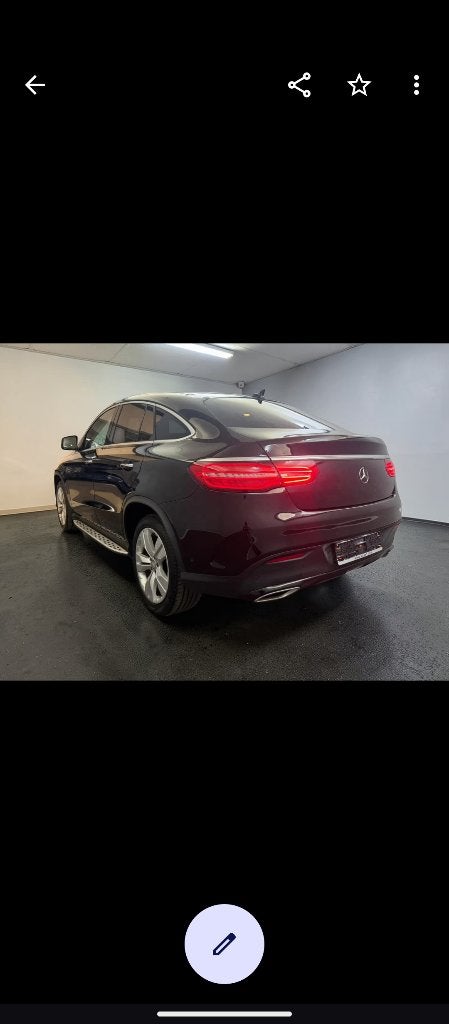 Mercedes GLE COUPÉ 350d, Auto's, Automaat, 4 deurs, GLE, Zwart