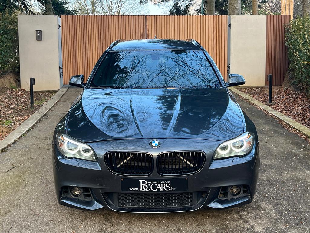 BMW 5 Serie 520 d M-Xenon-Navi Prof-Zetelverwarming-Leer-Pdc, Autos, BMW, Cuir, Euro 6, Entreprise, Boîte manuelle