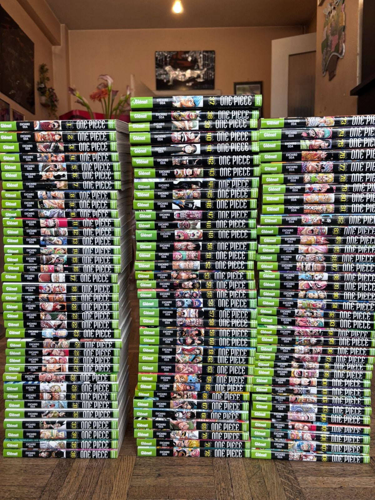 Manga One piece 1-108 quasi integrale, Ophalen of Verzenden, Zo goed als nieuw