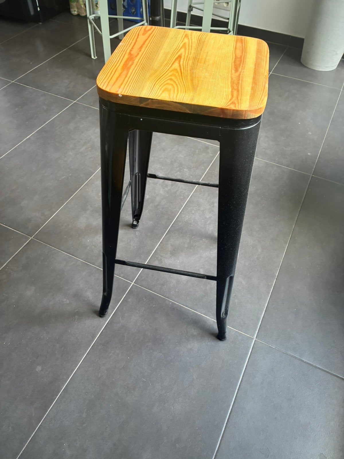 2 Tabourets de bar, Maison & Meubles, Avec repose-pieds, 2 tabourets, Comme neuf, Enlèvement