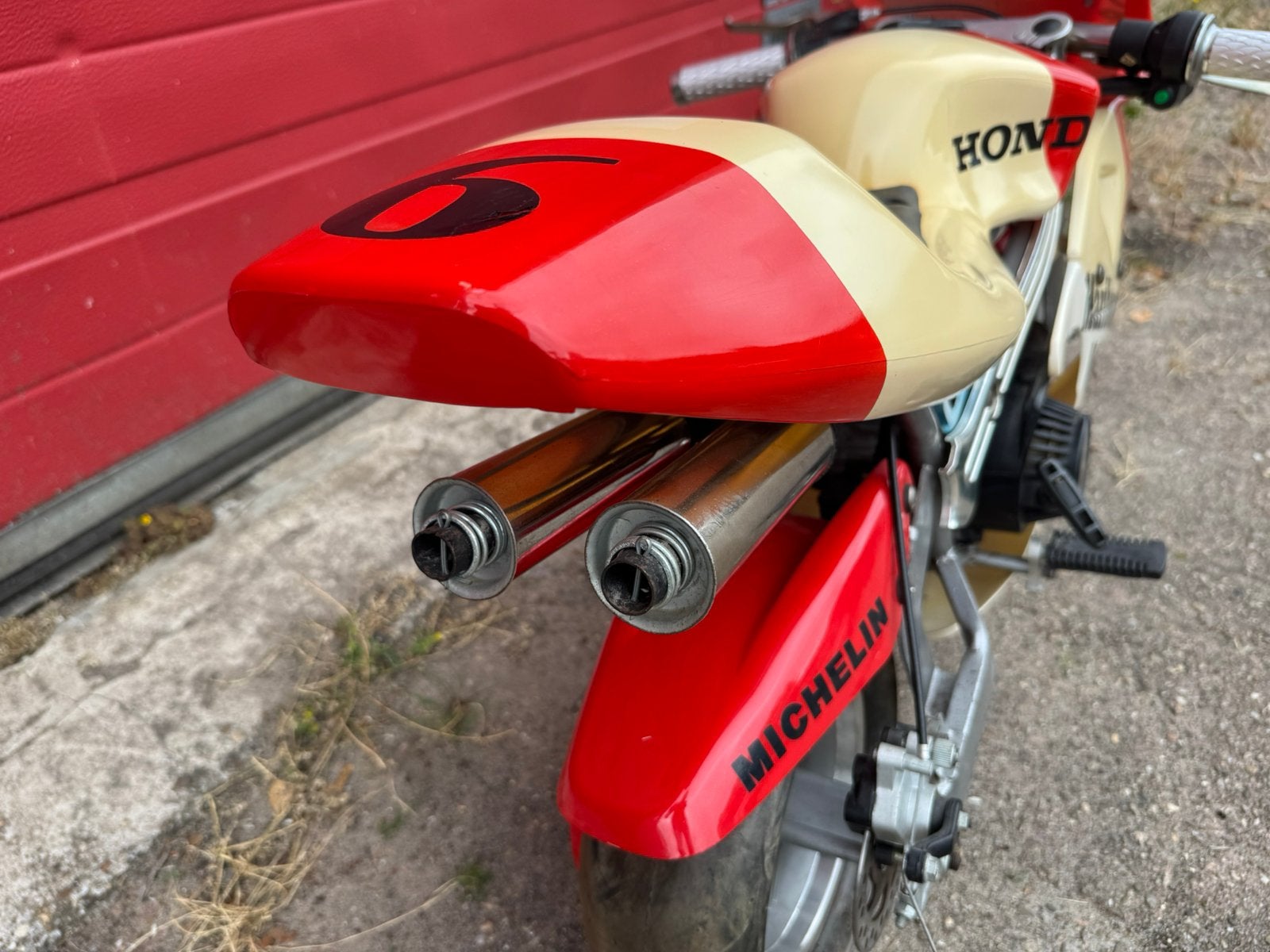 Vintage Honda Marlboro pocket bike, Ophalen, Gebruikt, Schijfrem, Pitbike