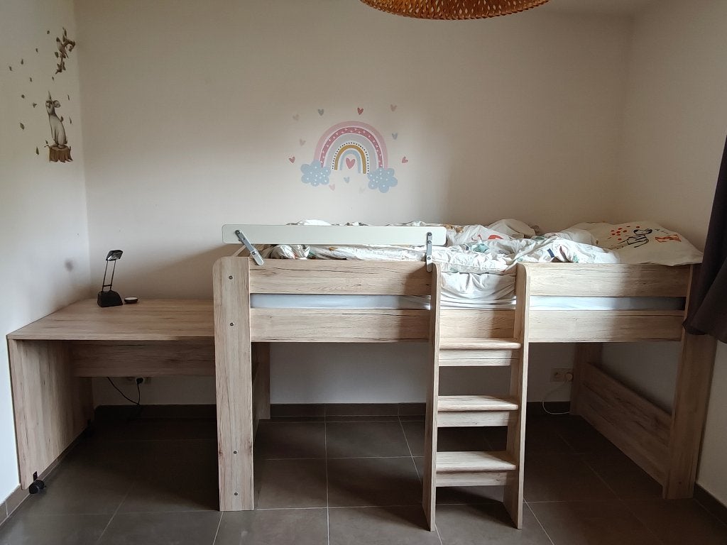 Slaapkamer, Enlèvement, Utilisé, Lit mi-hauteur mezzanine