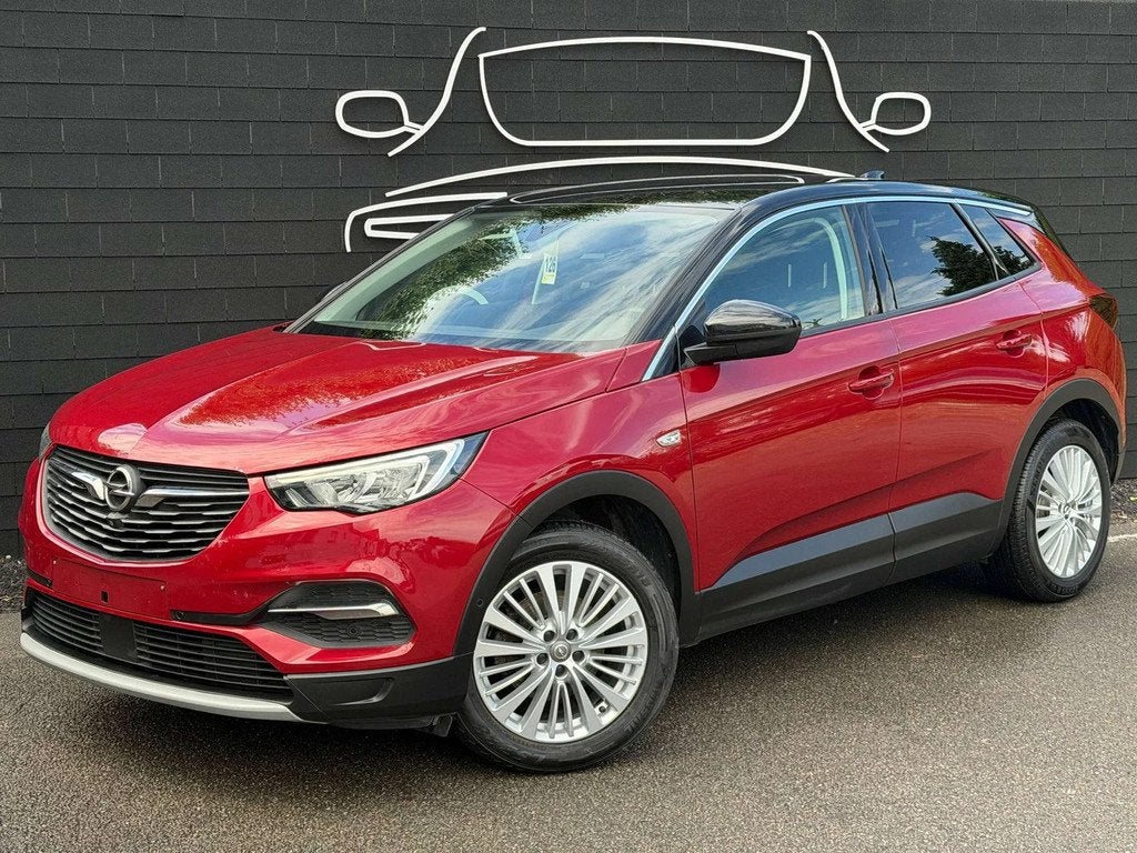Opel Grandland X 1.5 TD Innovation+NAVI+CAMERA+SIEGES CHAUFF, Autos, Rouge, Achat, Euro 6, Entreprise