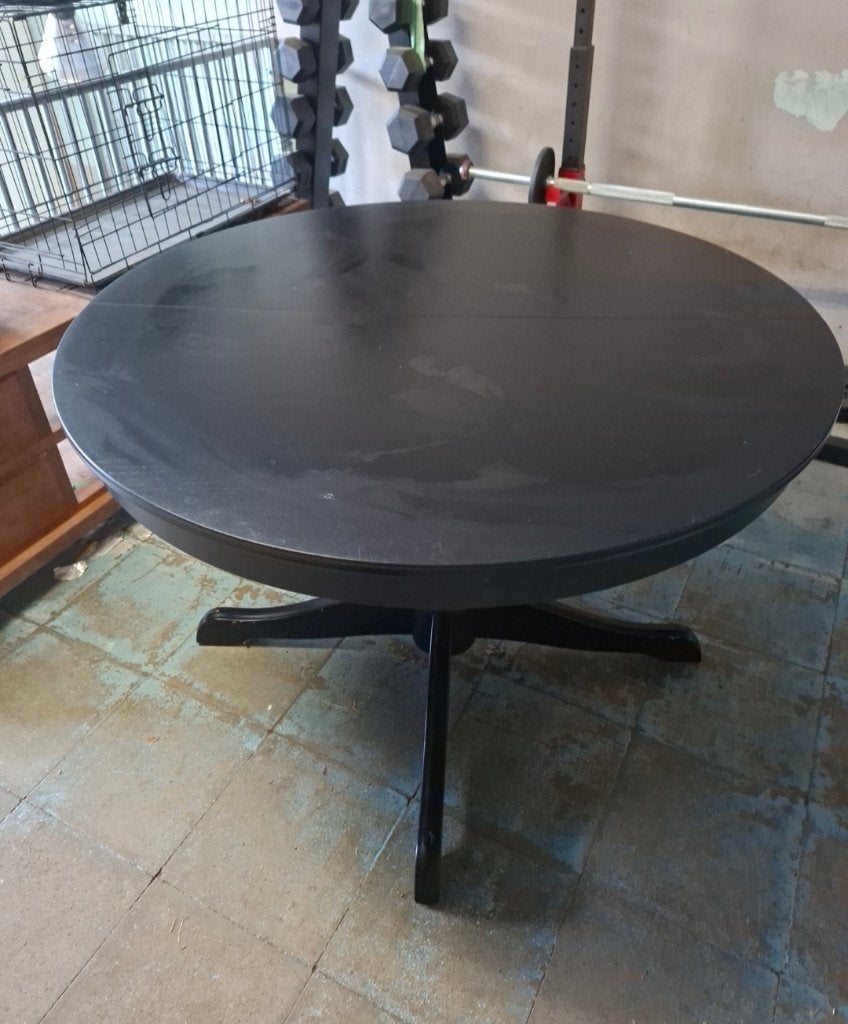 Ronde uitschuifbare eettafel, 150 à 200 cm, Cinq personnes ou plus, Rond, 100 à 150 cm