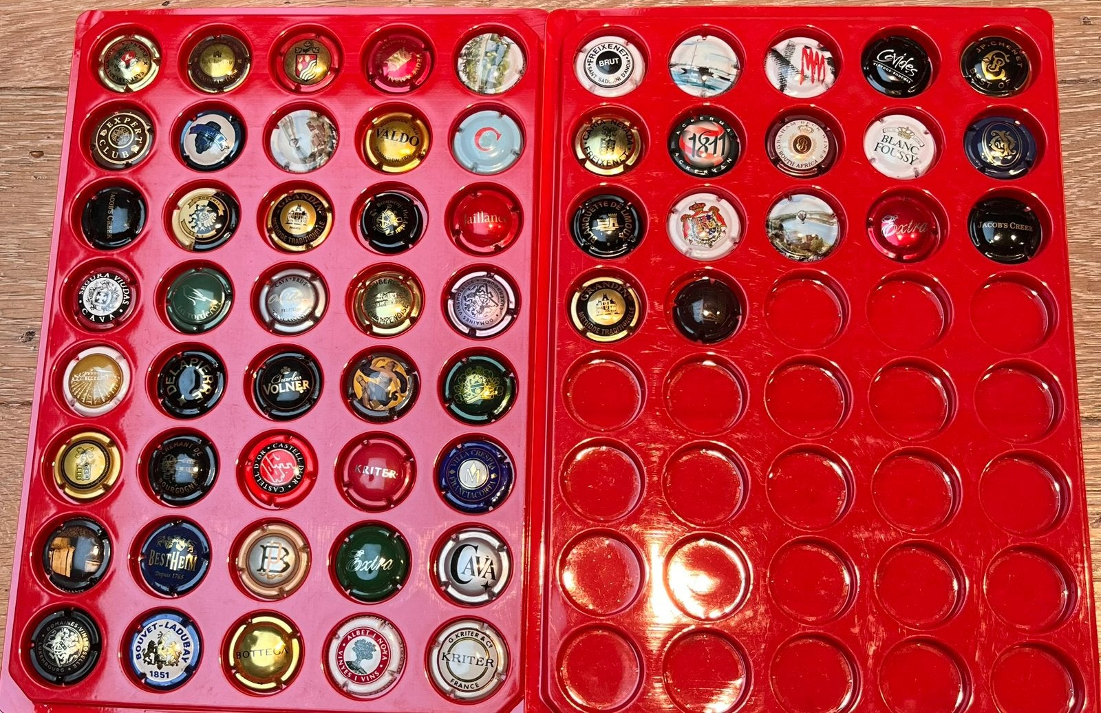 50 cava capsules, Verzamelen, Ophalen of Verzenden