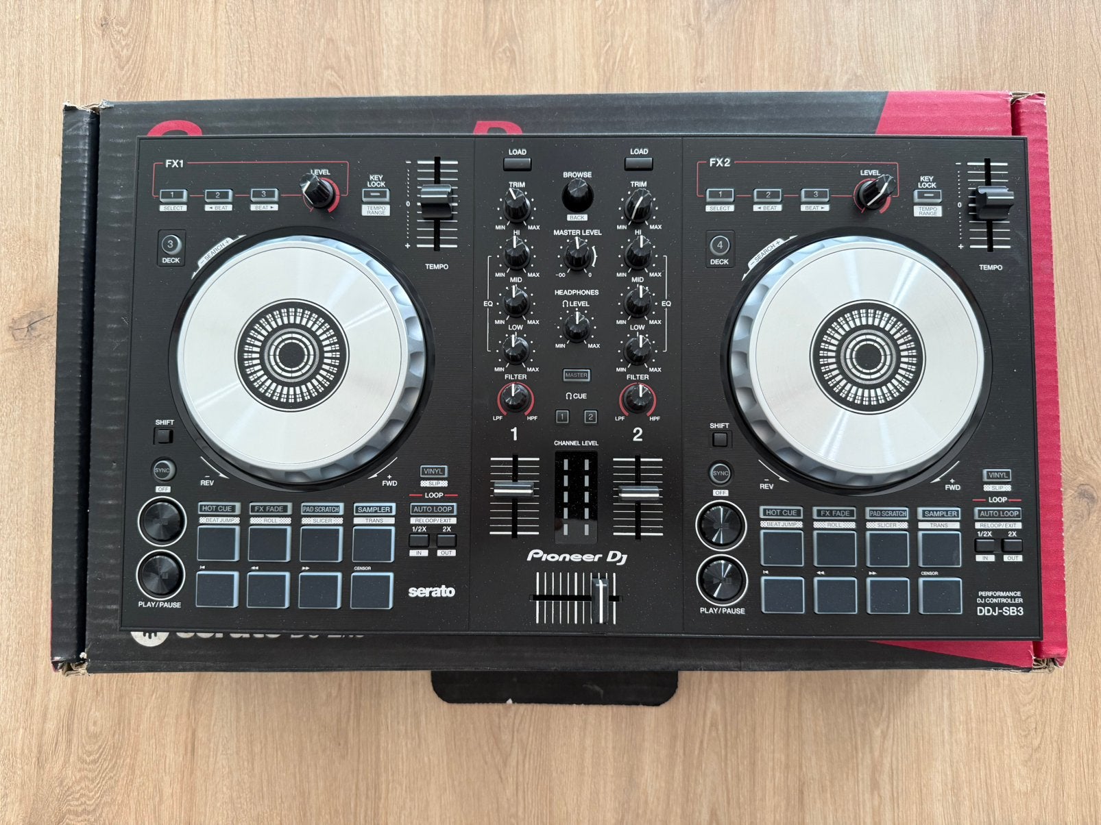 Pioneer DJ DDJ-SB3 – zeer nette staat + originele doos, Muziek en Instrumenten, Ophalen of Verzenden, Zo goed als nieuw, Pioneer