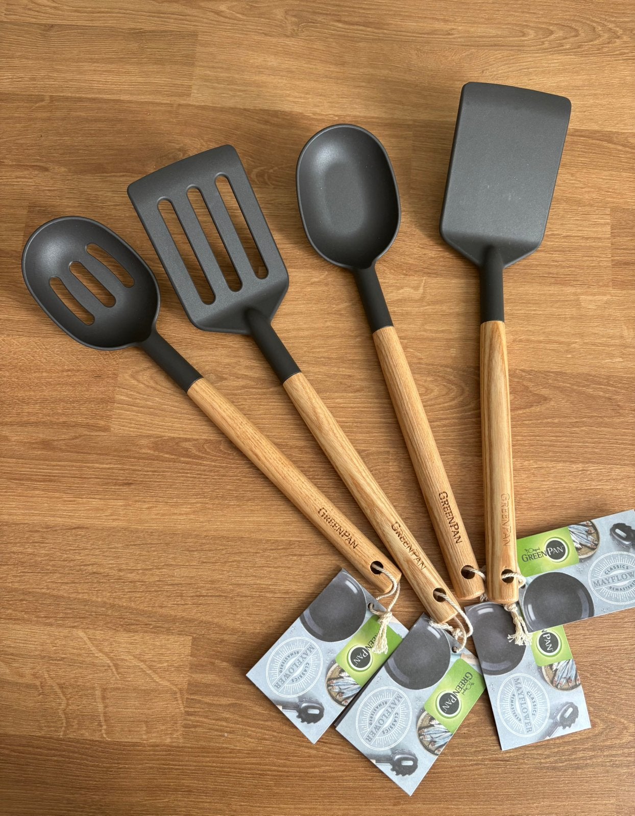 Greenpan scheplepel, lepel met gleuven, bakspaan, spatel, Maison & Meubles, Cuisine | Couverts, Enlèvement, Autres marques, Autres types