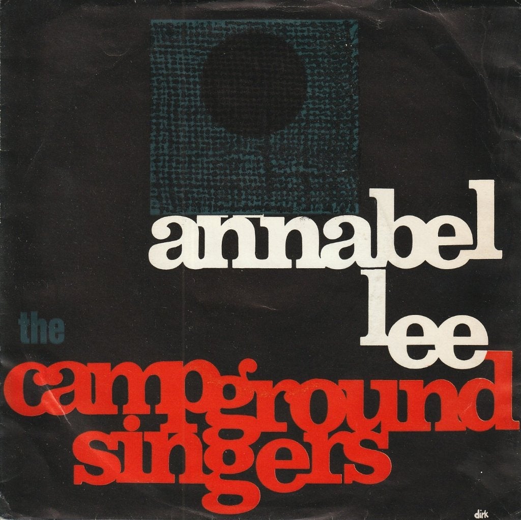 Campground Singers (Elegasten) - Annabel Lee + 3 andere, Cd's en Dvd's, 7 inch, Ophalen of Verzenden, EP, Nederlandstalig