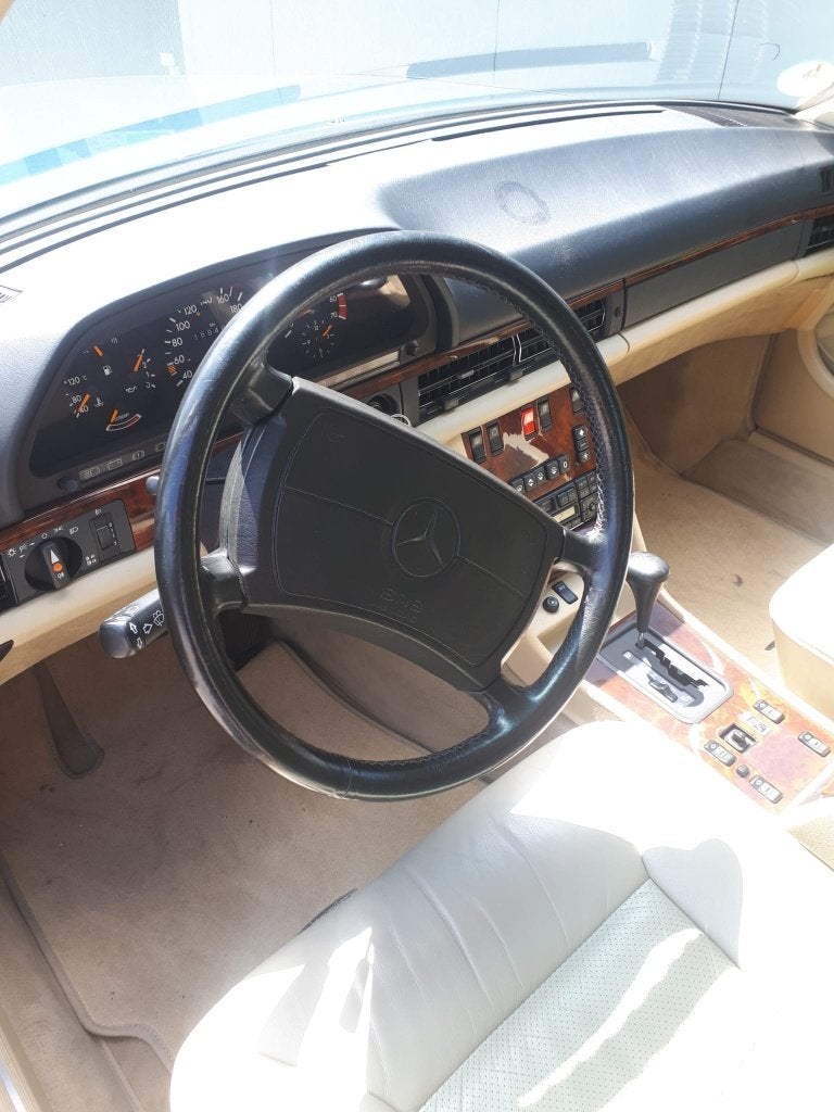 OLDTIMER MERCEDES 560 SEL V8 AUTOMAAT, foto 12