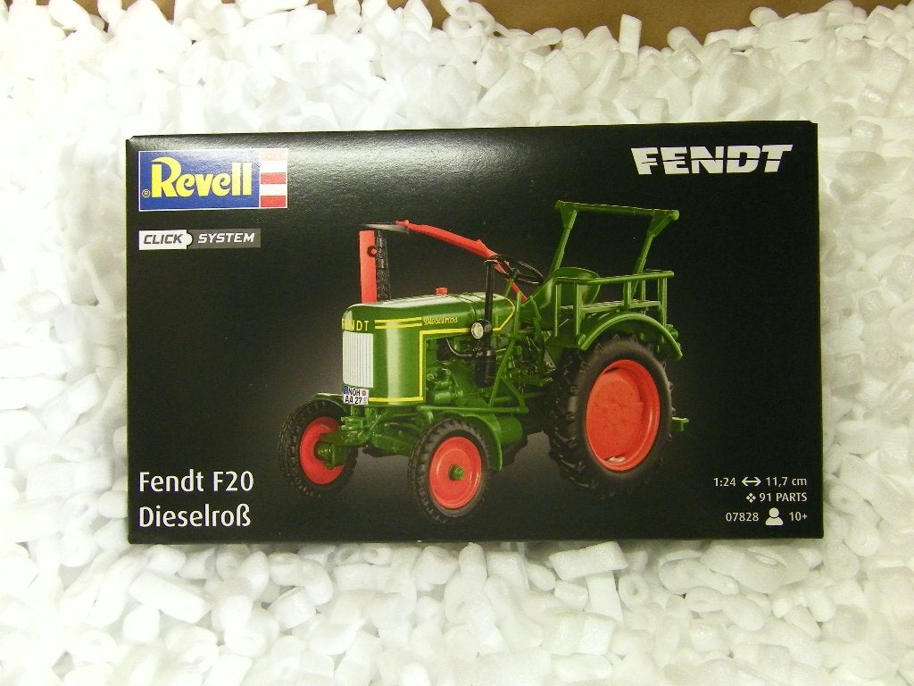 1:24 Revell 07828 bouwkit Fendt F20 Dieselroß Traktor groen, Enlèvement ou Envoi, Neuf, Autres types, Revell