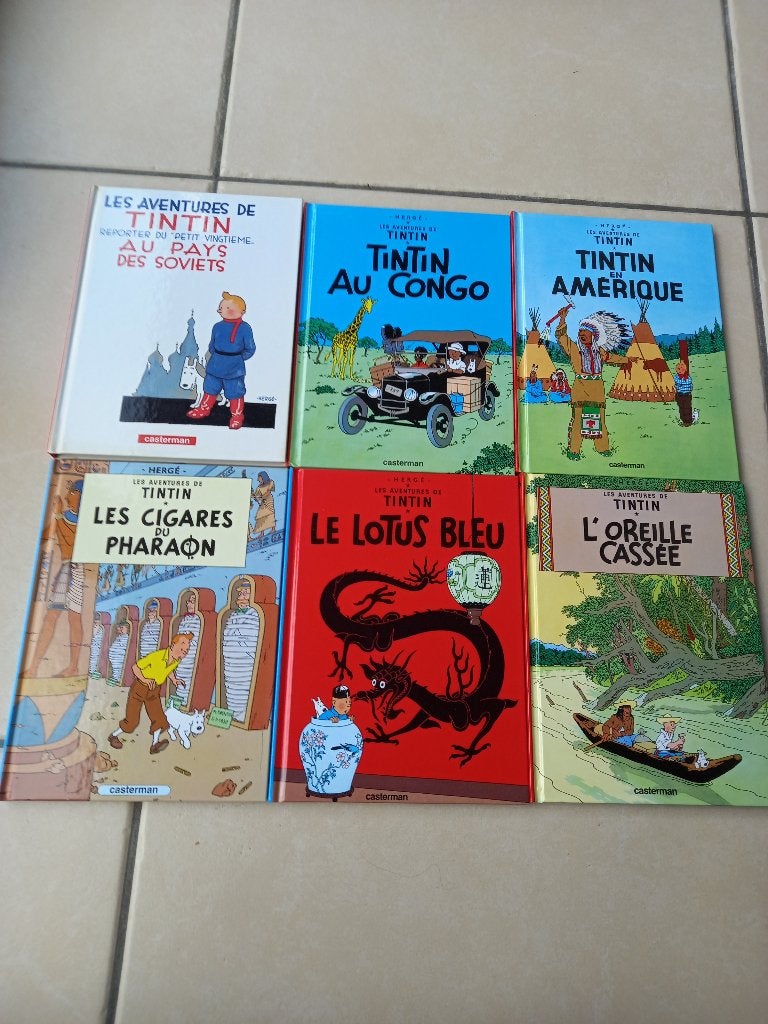 BD Tintin petit format, Livres, BD, Plusieurs BD, Comme neuf, Enlèvement, Hergé