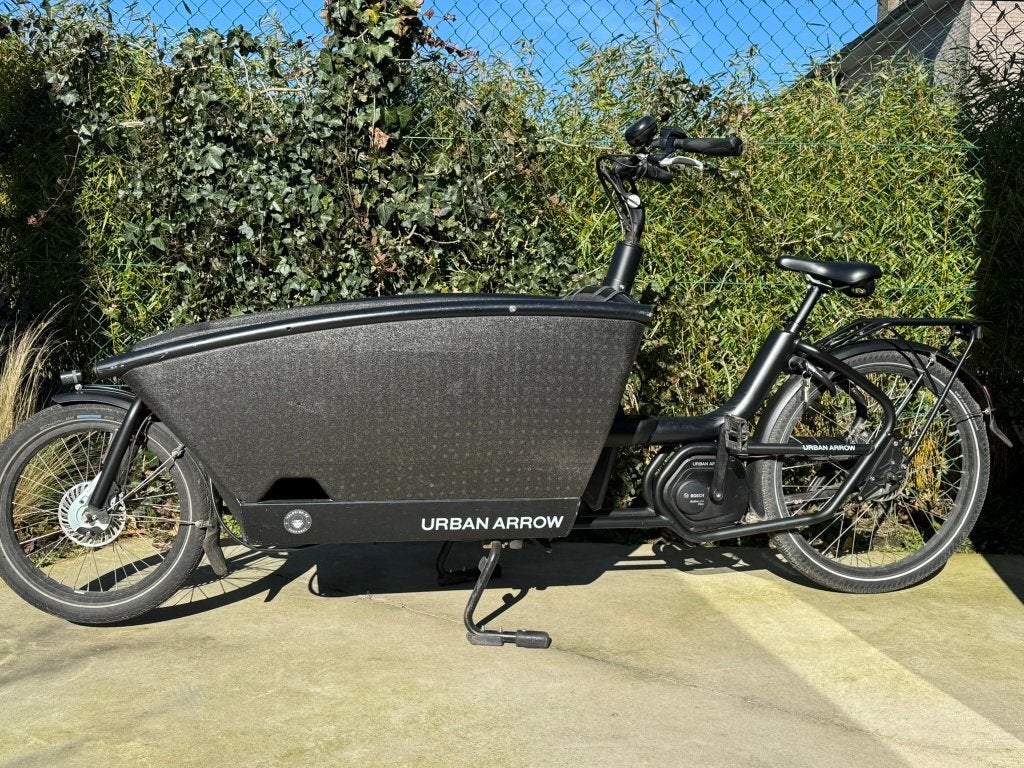 Urban Arrow bakfiets, Gebruikt, 3 kinderen, Elektrisch, Schijfrem