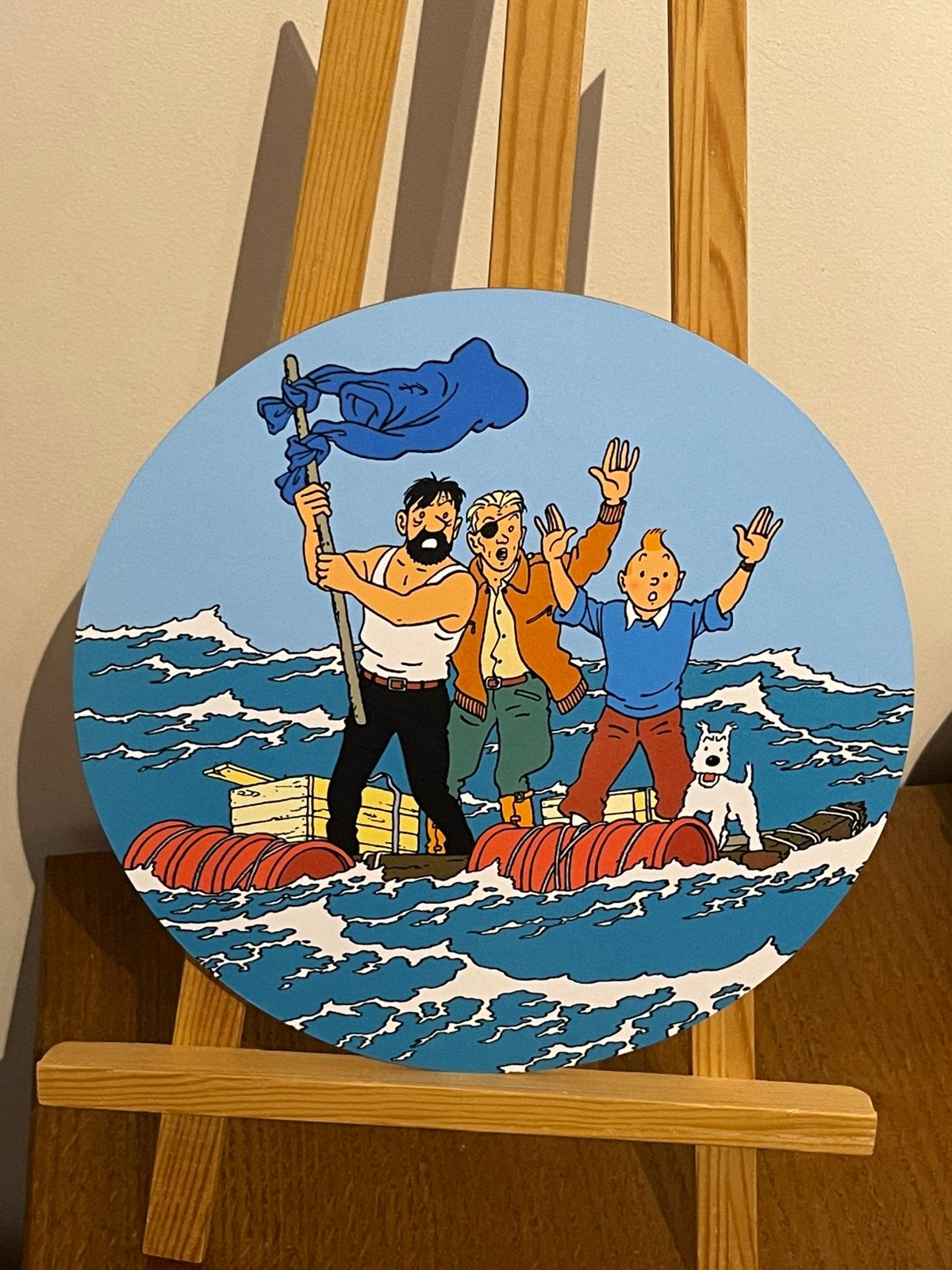 Tintin Kuifje Tim : portrait à suspendre (grand format A019), Envoi, Tintin, Comme neuf, Autres types