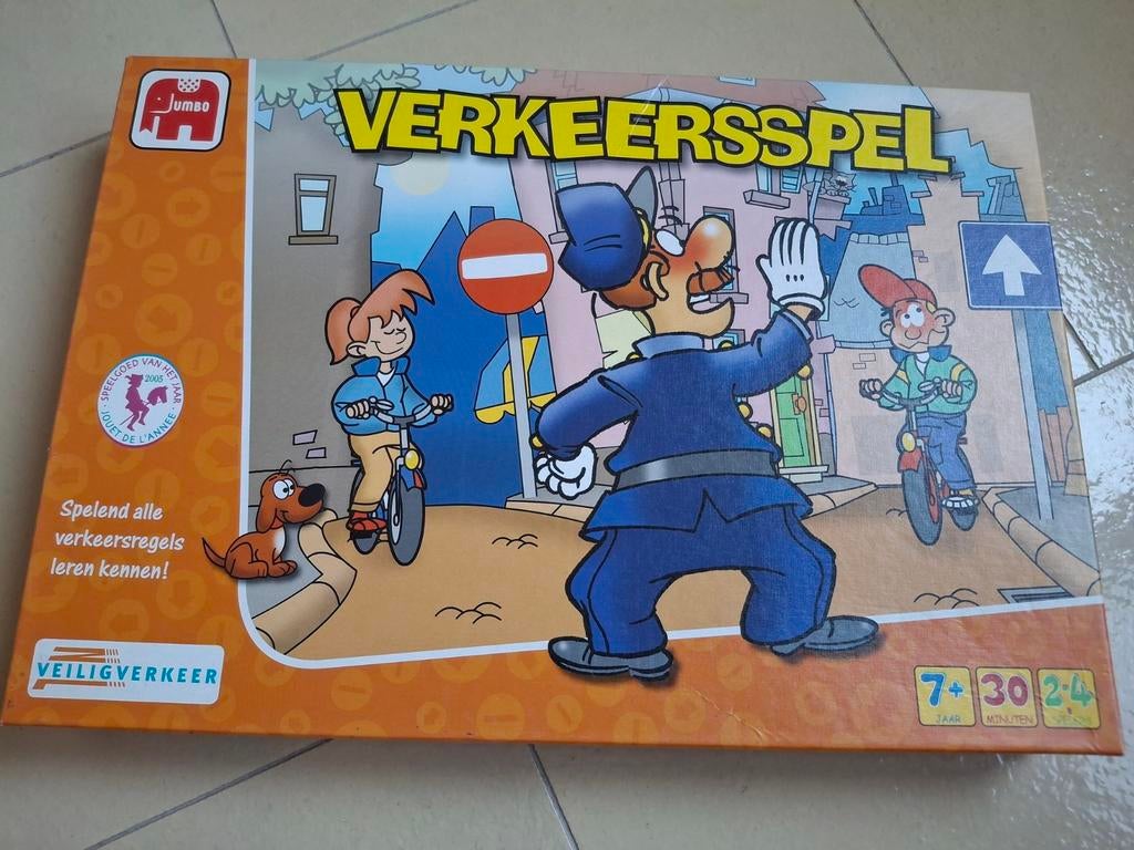Verkeersspel Jumbo 7j+ 2-4 spelers, Ophalen of Verzenden