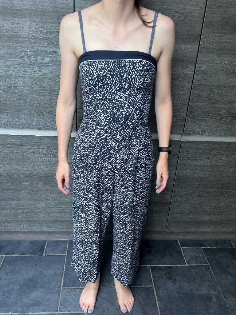 Strapless jumpsuit Tommy Hilfiger, Kleding | Dames, Jumpsuits, Tommy hilfiger, Blauw, Zo goed als nieuw, Ophalen