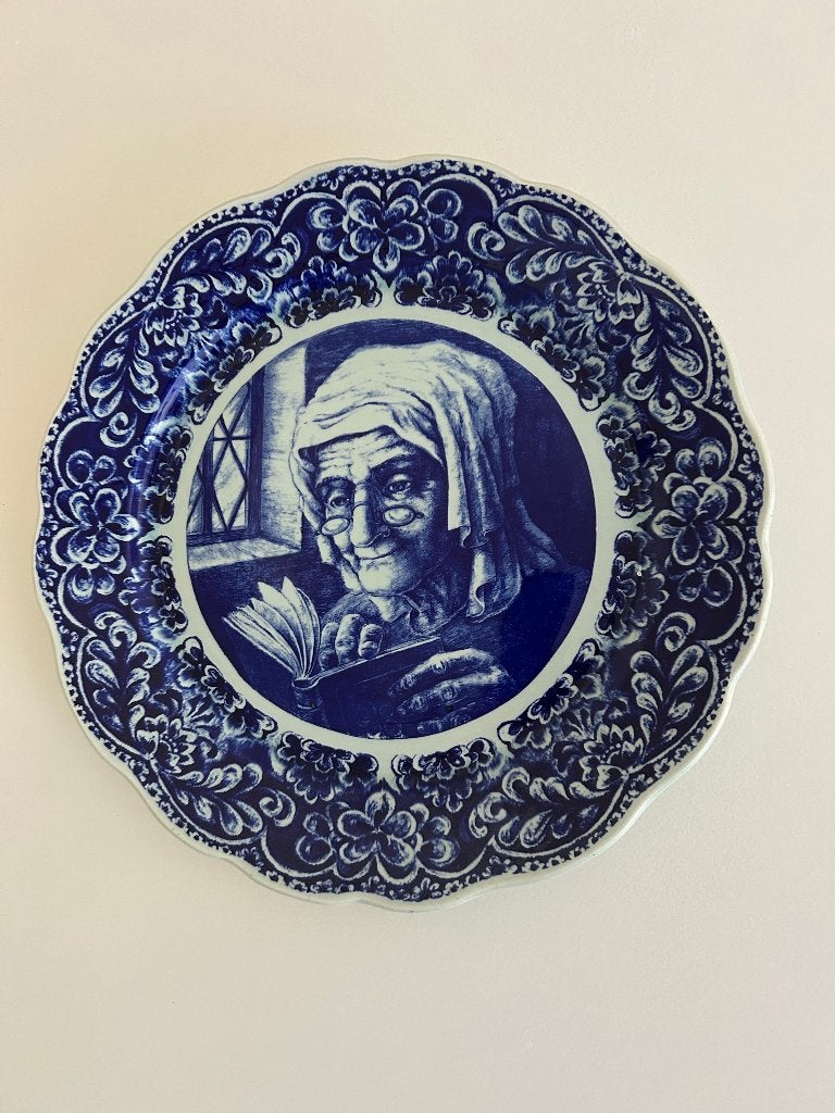 Assiette de décoration Delt, Enlèvement, Comme neuf, Rond