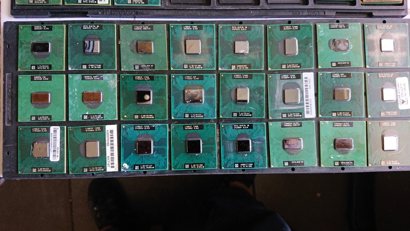 34 processeurs Pentium M et double cœur, Autres, Enlèvement ou Envoi, Utilisé, Moins de 2 Ghz