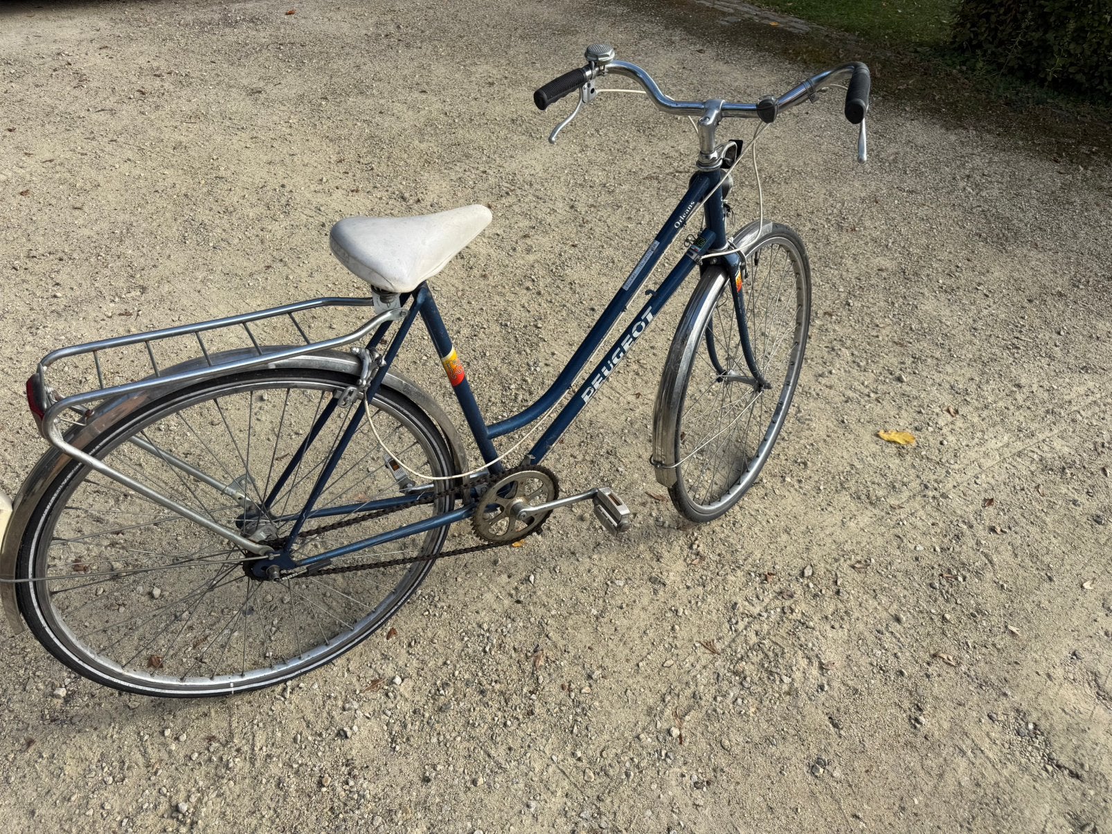 Velo dames Peugeot bleu retro, Enlèvement, Utilisé