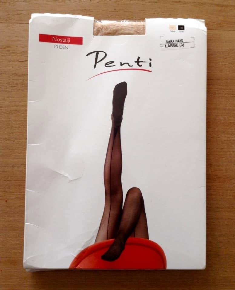 Collants Penti Nostalji Sand 20 Den t.L, Neuf, Enlèvement ou Envoi, Beige, Taille 44/46 (L)