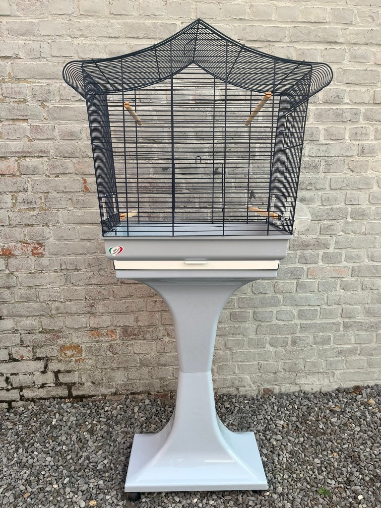 Vogelkooi met staander, Enlèvement, Utilisé, Autres matériaux, Cage à oiseaux