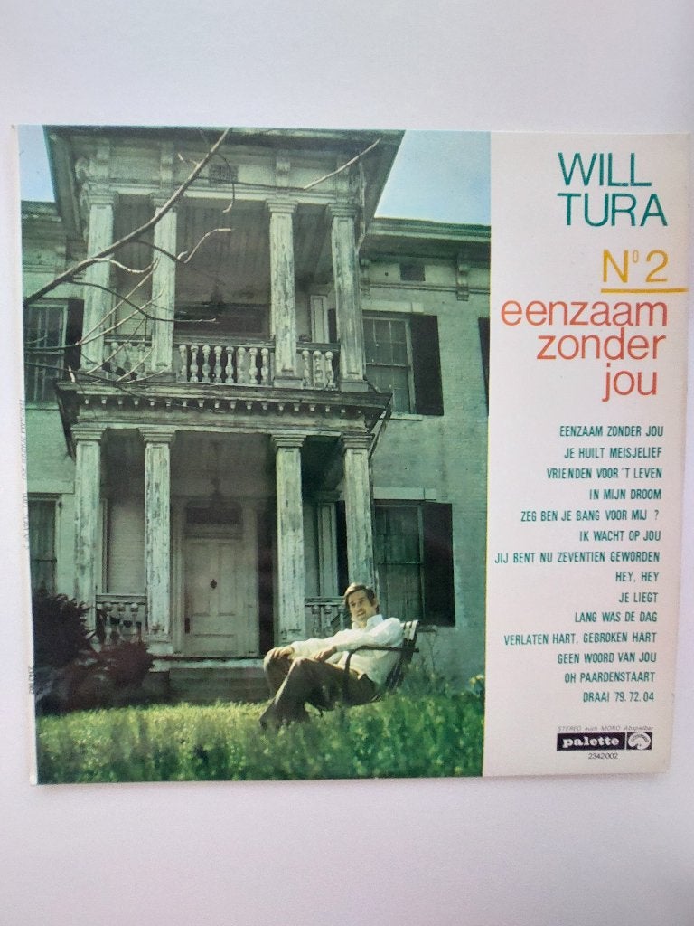 Will Tura - Eenzaam Zonder Jou No 2 (1970), Cd's en Dvd's, Vinyl | Nederlandstalig, Ophalen of Verzenden