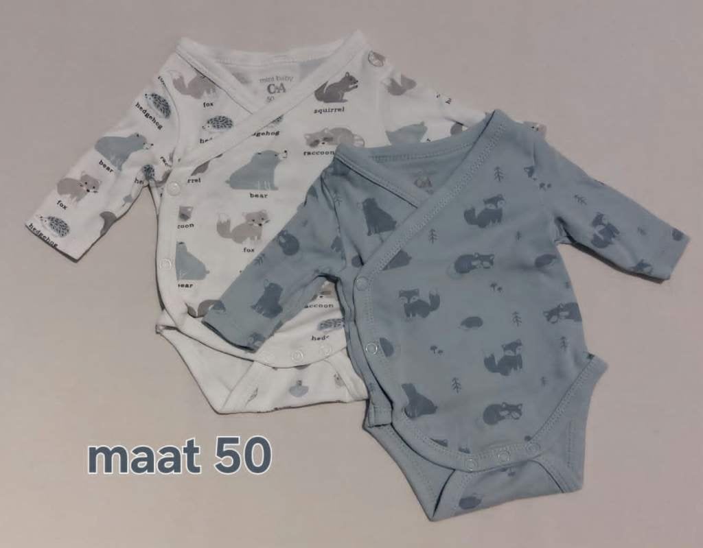 Body maat 50, Kinderen en Baby's, Babykleding | Maat 50, Ophalen, Nacht- of Onderkleding, Gebruikt, C&A
