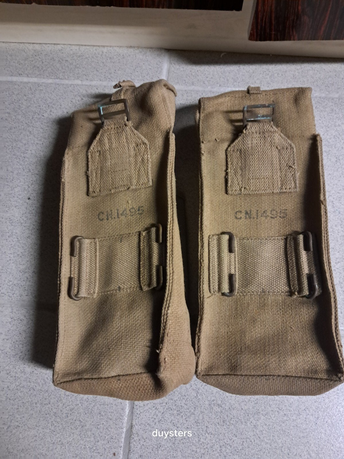 Pochettes de munitions britanniques P37 Mk III de la Seconde, Collections, Objets militaires | Général, Enlèvement ou Envoi
