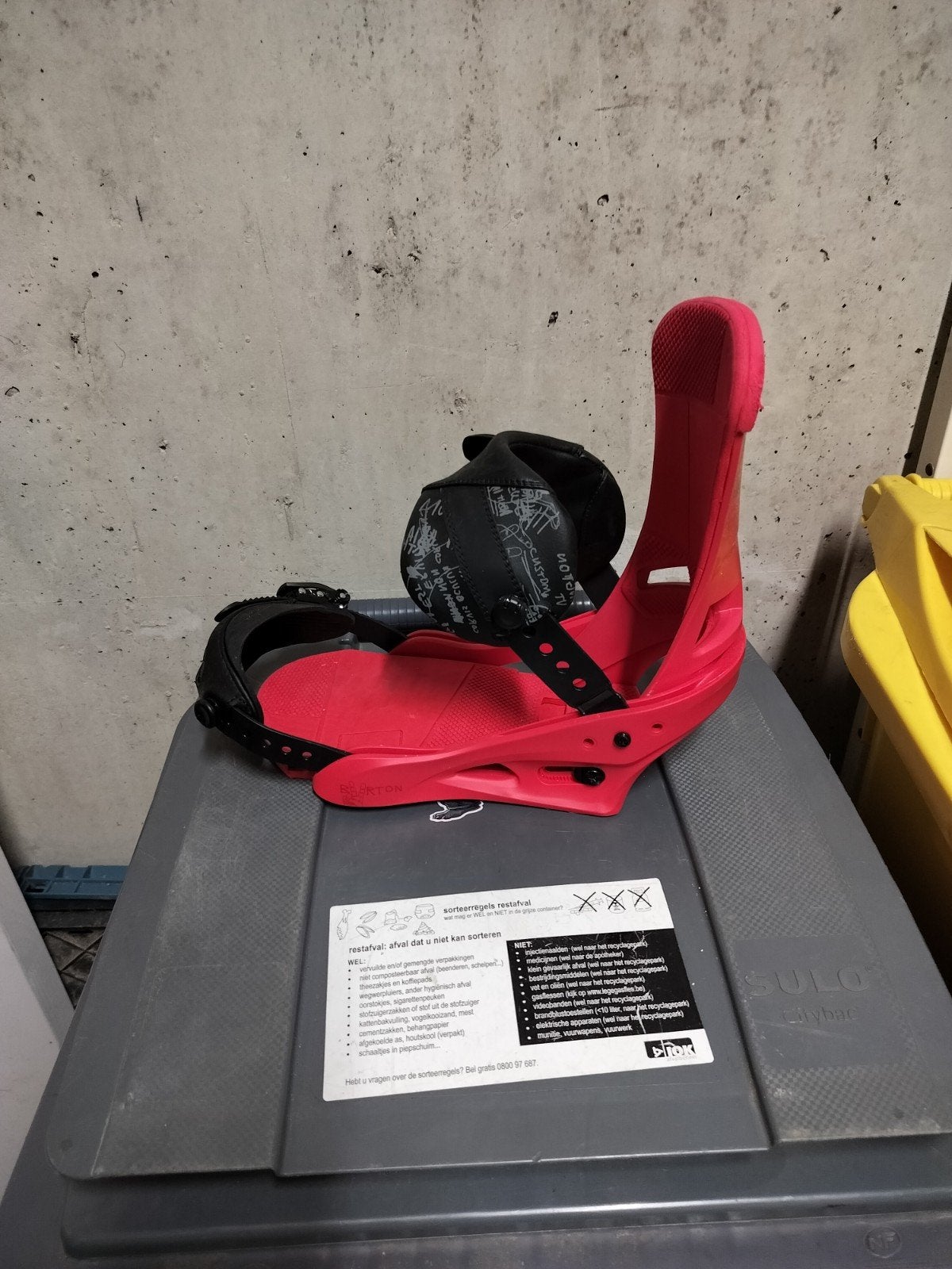 Burton custom bindingen, Sport en Fitness, Snowboarden, Ophalen, Bindingen
