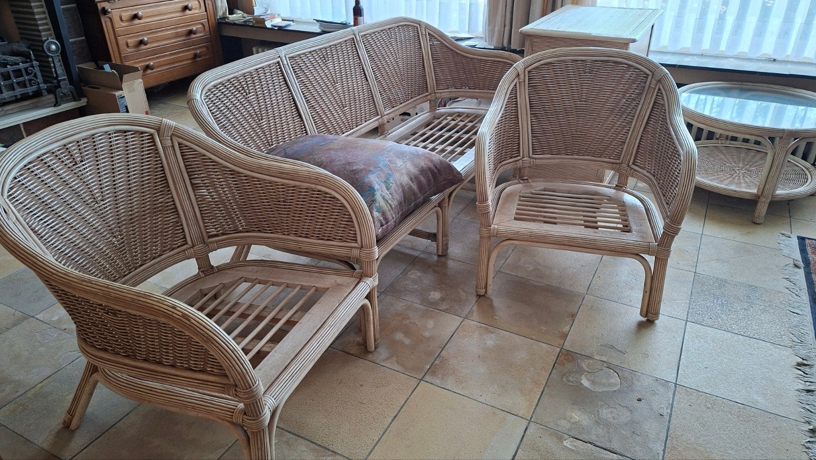 rotan salon, Tuin en Terras, Ophalen, Rotan
