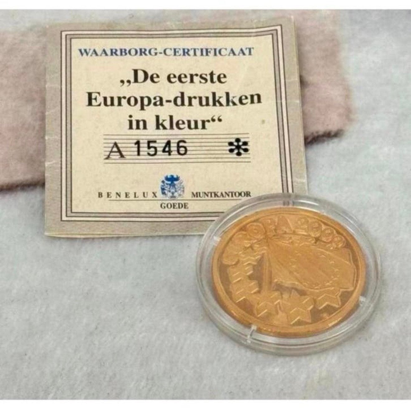 Pièce de collection - Europe européenne 2000 avec certificat, Timbres & Monnaies, Monnaies | Europe | Monnaies non-euro, Monnaie en vrac