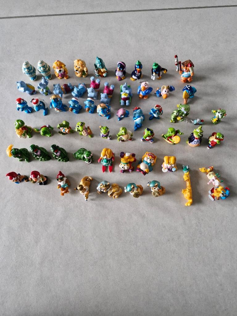 figuurtjes kinder surprise Ferrero, Verzenden, Hardplasticfiguren