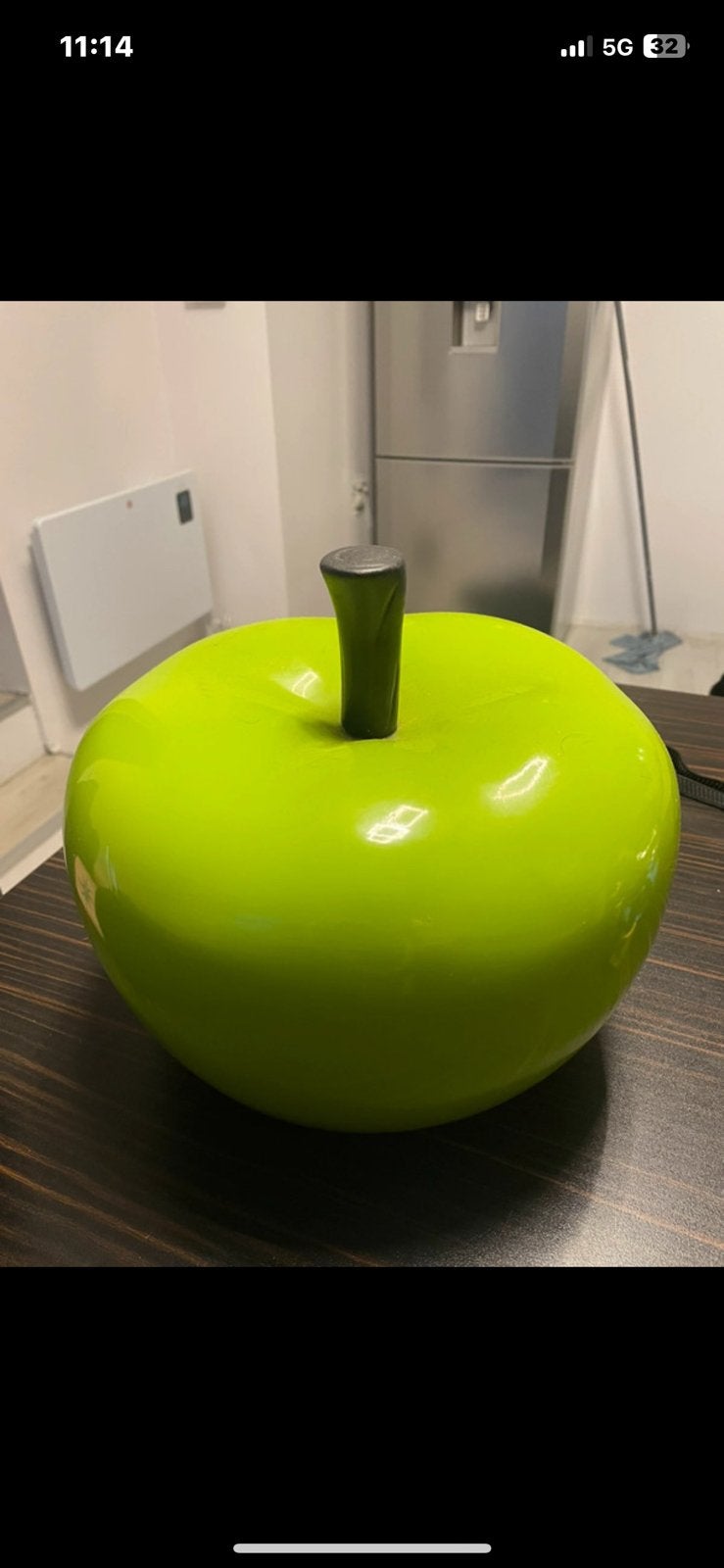 Decoratie appel groen, Huis en Inrichting, Ophalen, Zo goed als nieuw, Groen