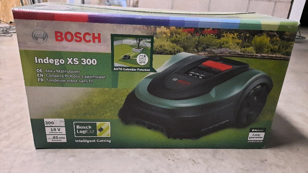 Robotmaaier BOSCH Indego XS 300, Tuin en Terras, Robotmaaiers, Ophalen, Gebruikt, Minder dan 20 cm, Bosch