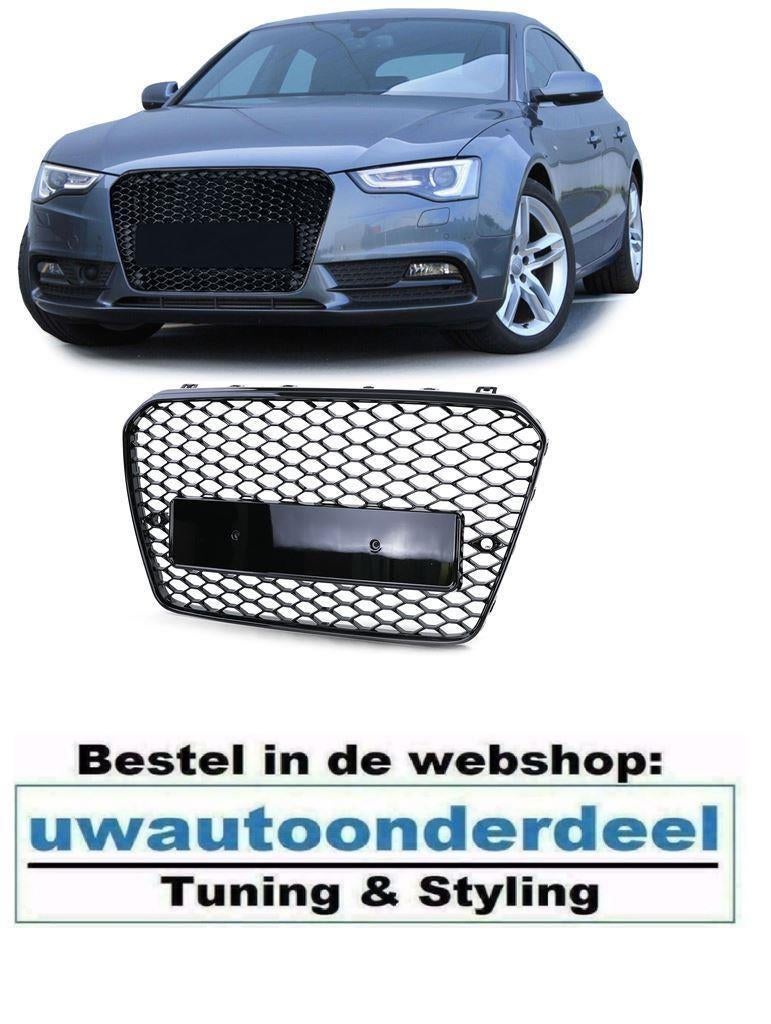 Honingraat Grill Zwart Voor Audi A5 8T Facelift, Envoi