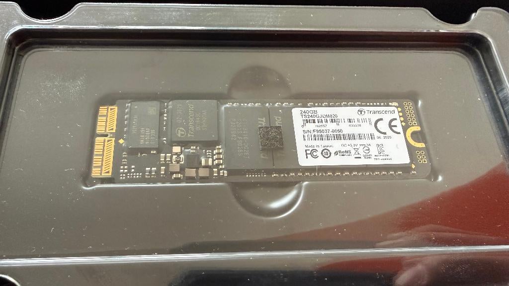 SSD Transcend JetDrive 820 – 240GB pour Mac, Computers en Software, Apple Desktops, Ophalen, Nieuw, SSD