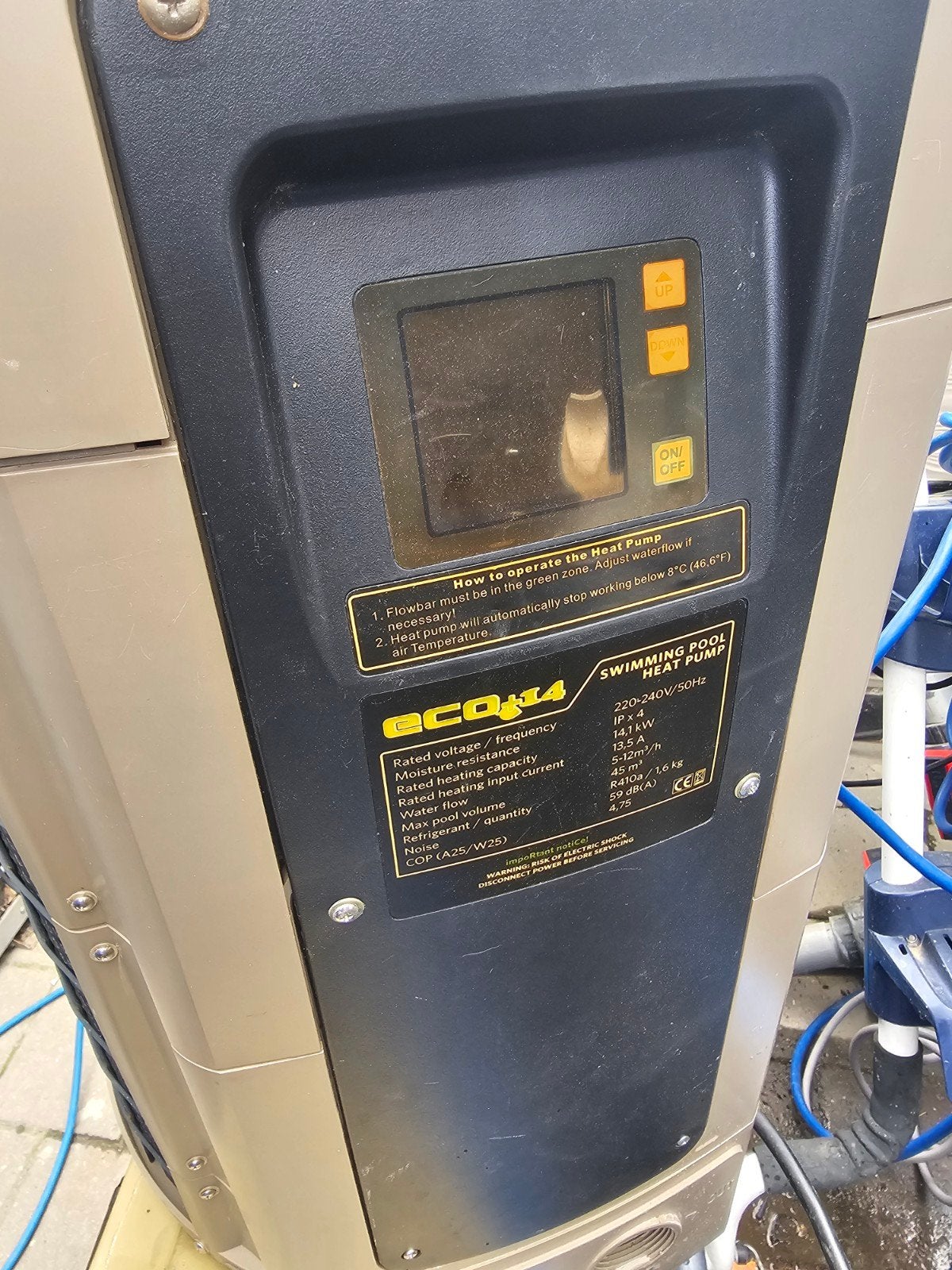 Zwembad warmtepomp 14kw, Ophalen