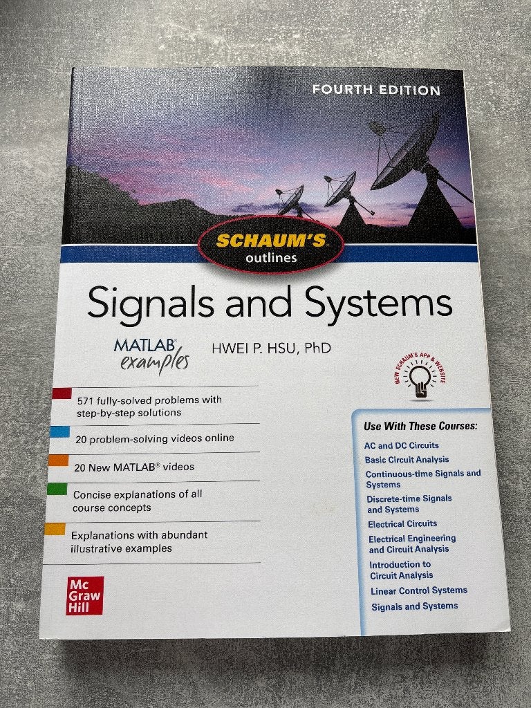 Schaum’s outlines signals and systems, Enlèvement, Comme neuf