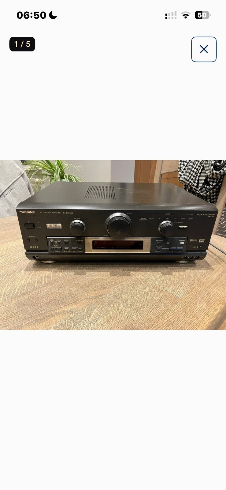 Amplificateur mosfet de classe A Technics SA-DX1050, Enlèvement ou Envoi, Comme neuf