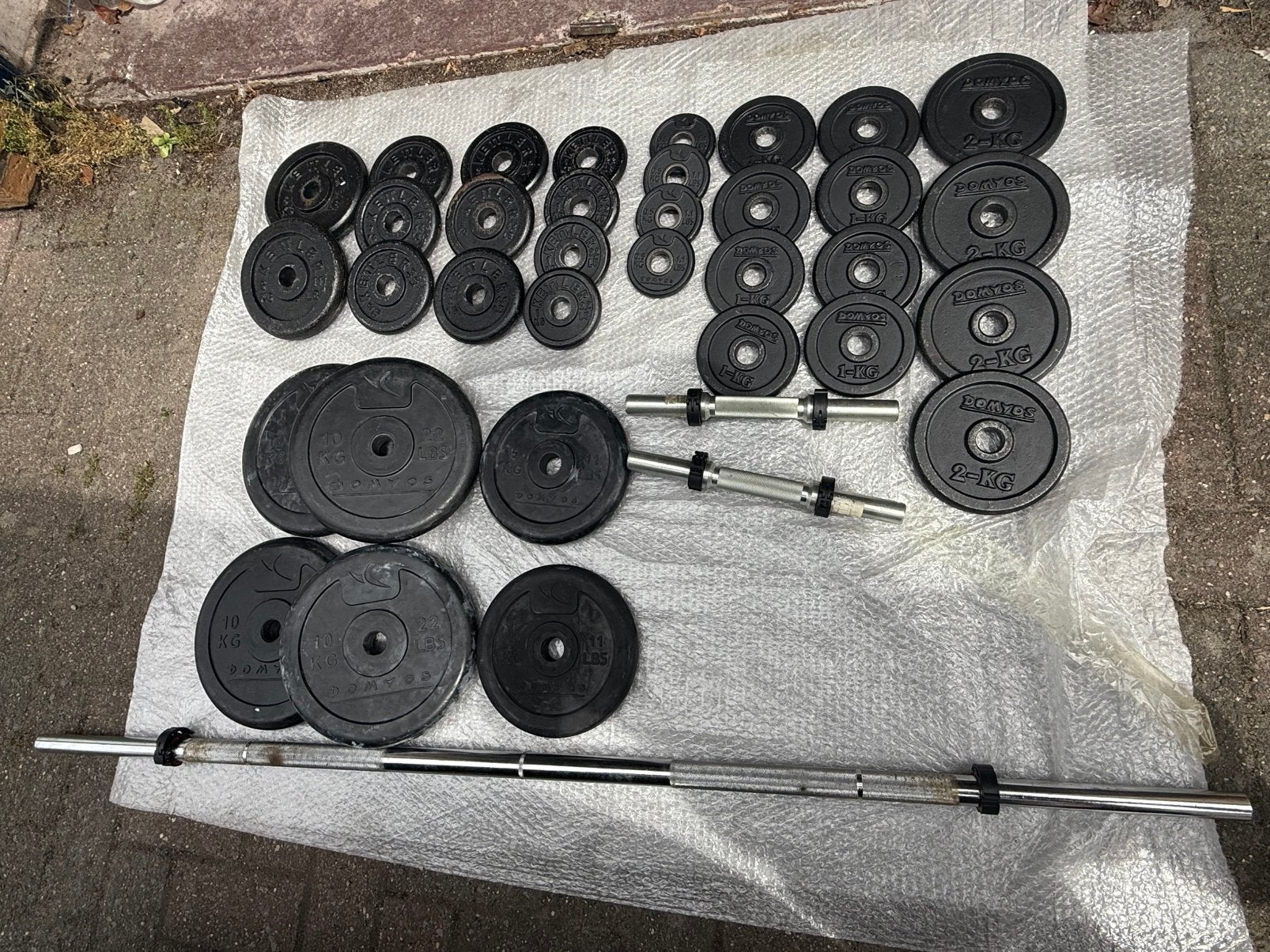Gewichten / dumbbells / barebell / halters / halterschijven, Ophalen, Dumbbell